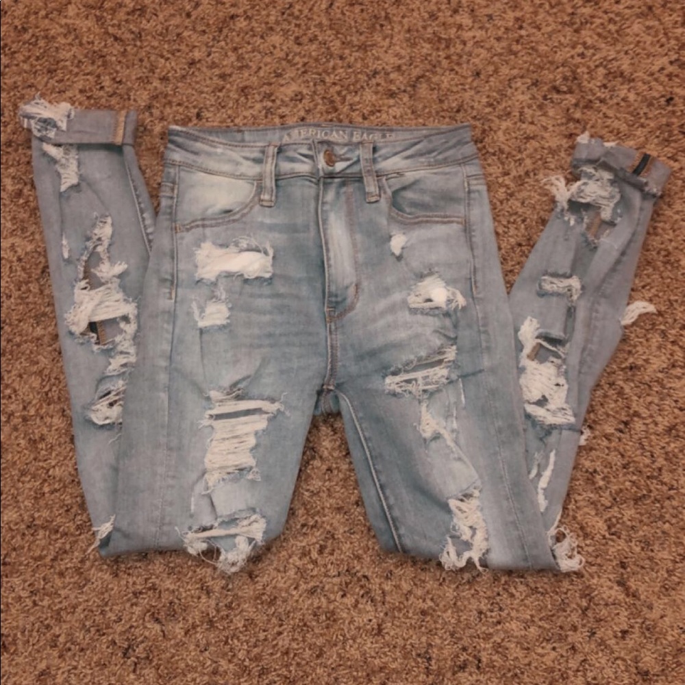AE ripped jeans!!